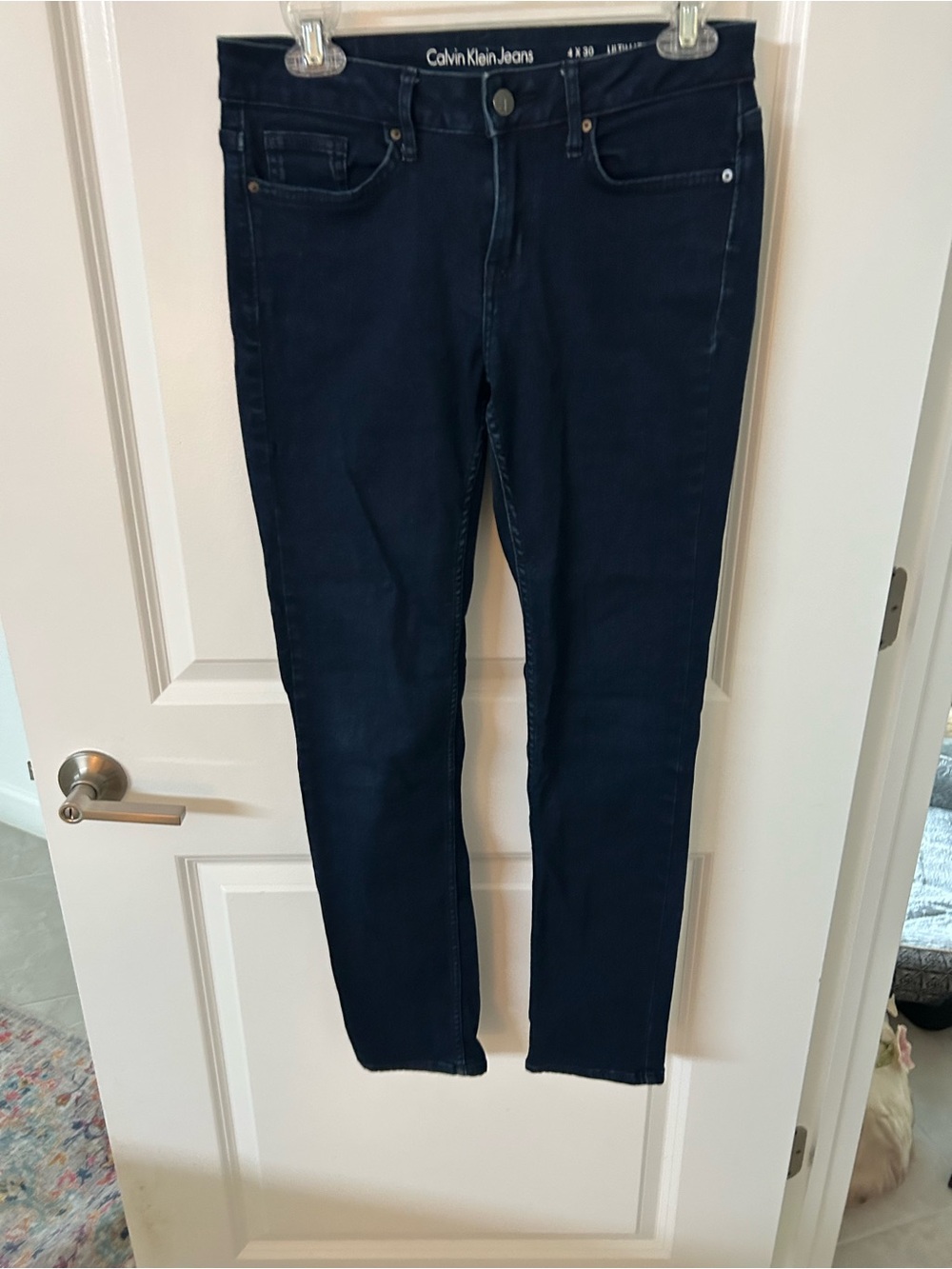 Calvin Klein Jeans Navy Skinny Stretch Jeans Sz 4/30